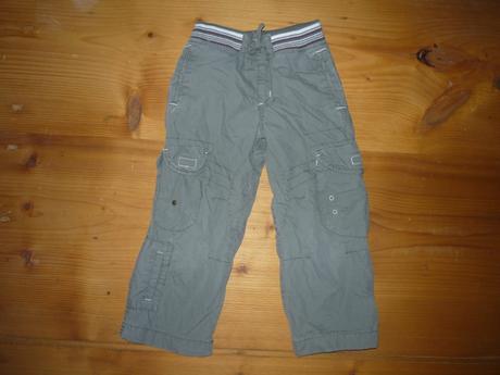 Plátěné podšité kalhoty, 98