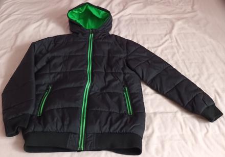 Chlapecká zimní bunda černo-zelená takko, takko,158