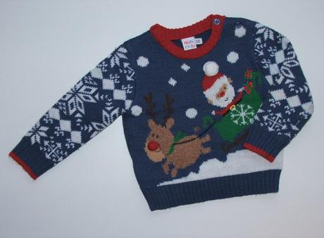 M408 vánoční svetr vel. 80, miniclub, 80