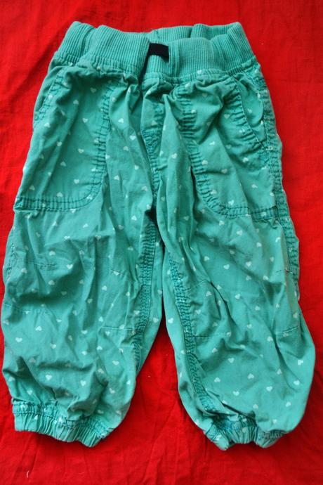 3/4 kalhoty 98/104 plátěné, dopodopo,98