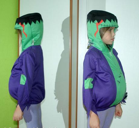 Karnevalový kostým frankenstein halloween, 