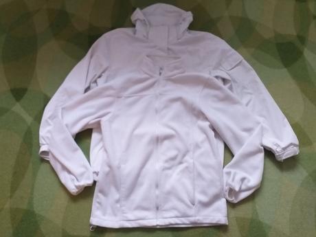 Bílá větrovka/lehká bunda s flískou vel. xl/xxl, xl