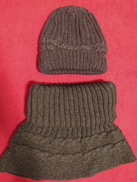 Zimní dívčí komplet nákrčník a šála coccodrillo, coccodrillo