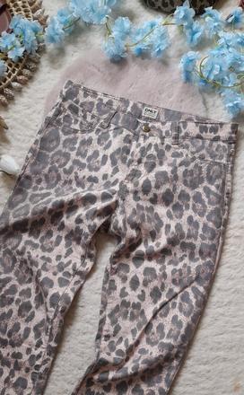 Only elegantní kalhoty s leopardím vzorem, only,m