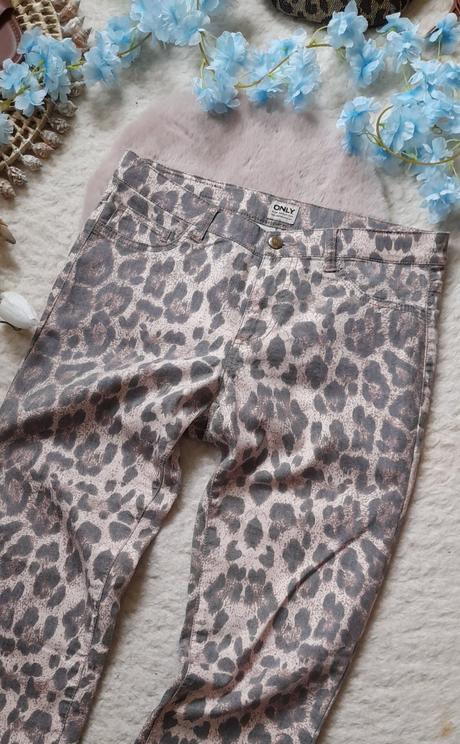 Only elegantní kalhoty s leopardím vzorem, only,m