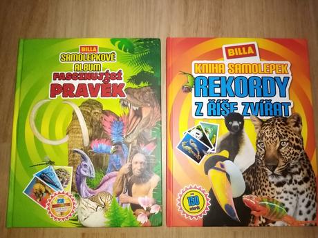 Knihy pravěk a zvířata samolepková, 