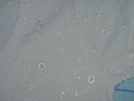 Vyšívaná bílá halenka, bolerko, marks & spencer,110