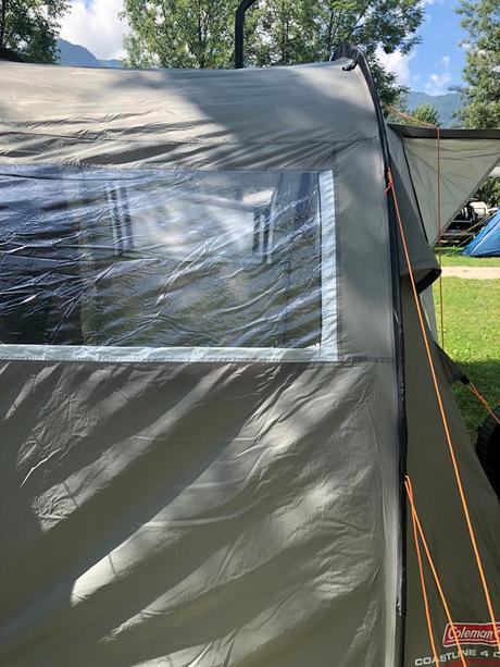 Jednou použitý stan colemann coastline 4 deluxe, coleman