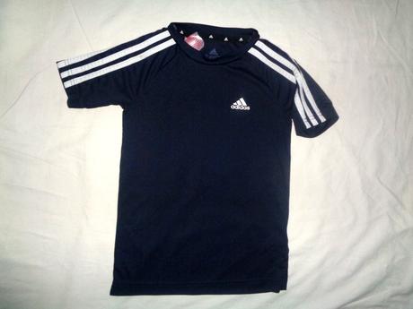 Tmavomodré funkční tričko adidas 7/8 let, adidas,128