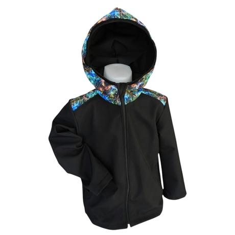 Softshellová bunda s fleecem, vesmír,více barev, 86 - 152