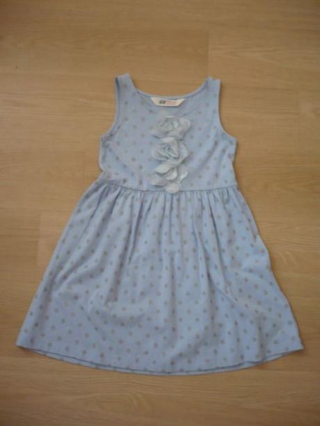 Bavlněné šaty s hvězdičkami, h&m,116