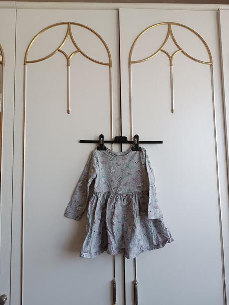 Dívčí šaty dlouhý rukáv f a f, f&f,92