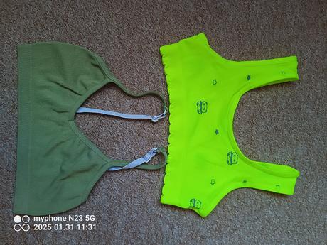 Podprsenka bezešvá zn."greenice" vel.6-8let", 128