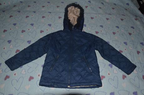 Prošívaná bundička kabátek zimní oteplené, 110