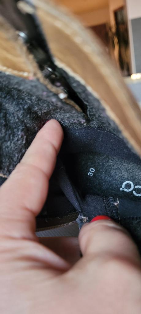 Dětské světle hnědé kozačky ecco vel. 30, ecco,30