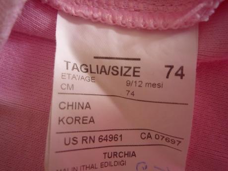 Růžové tričko s králíčkem benetton, benetton,74