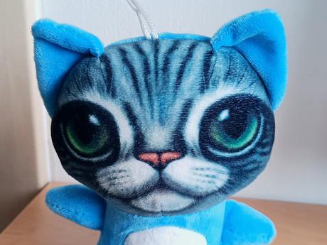 Plyšák kocour / modrá kočka / kočička, 