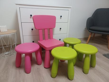 5krát stolička židlička ikea, 