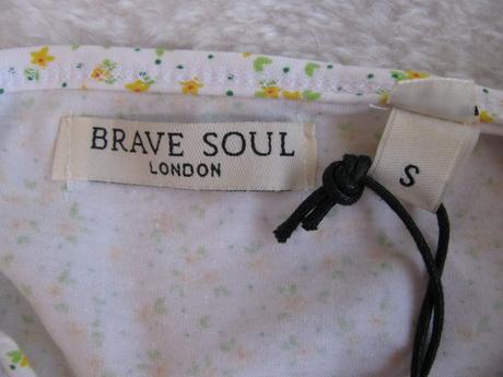 Dámské bavlněné body brave soul london, s