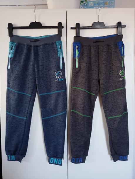 Teplé kalhoty z pleteniny, kugo,140