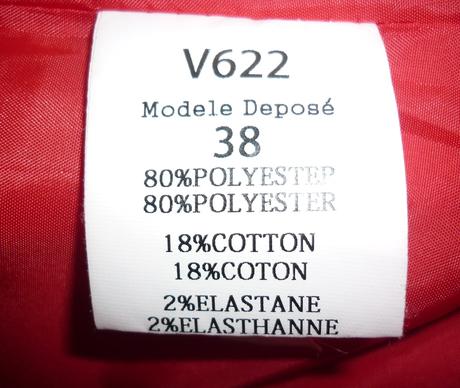 Červený přechodový kabátek janis - loriana, 38