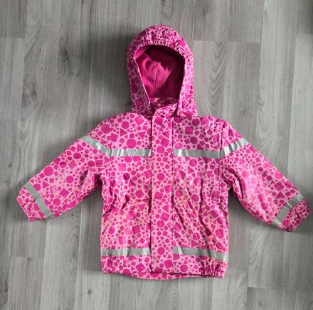 Pogumovaná bunda podšitá fleesem, 104