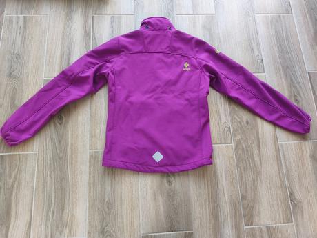 Fialová softshellová bunda, 152