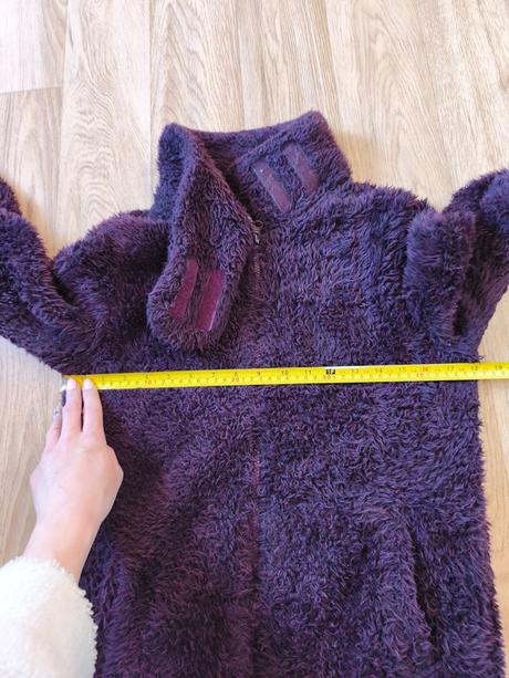 Plyšová mikina bunda chlupatka 158/164, c&a,164