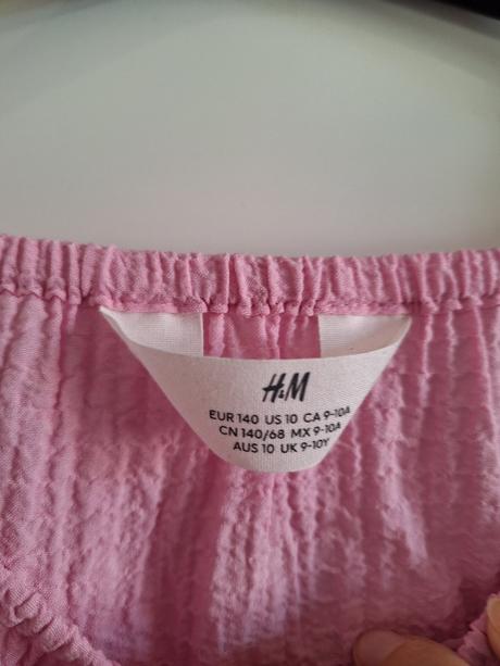 Crop top tričko tílko vel. 140, h&m,140