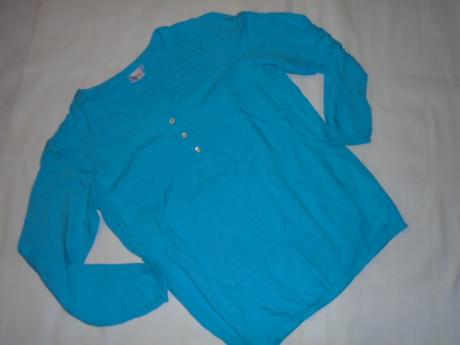 Košile halenka vel 38 tyrkys, bonprix,38 / m
