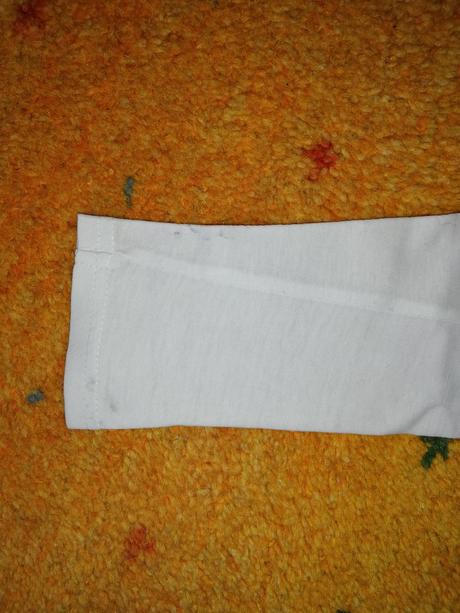 Dívčí triko bílé s dl. rukávem, 134