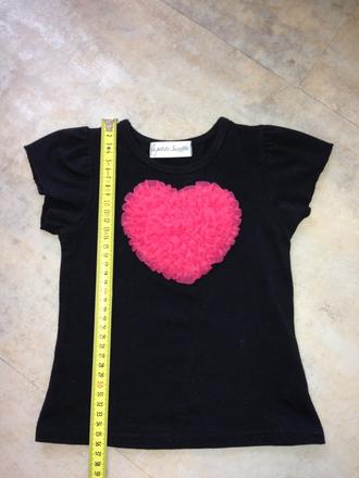 Tričko lapetitesuzette pink srdce 2-3r. tutu sukni, 104