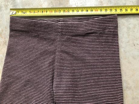 Legíny next vínová proužky 4-5 let 110 cm bavlna, next,110