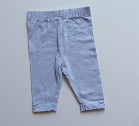 H364 dívčí modré legíny vel. 62, george,62