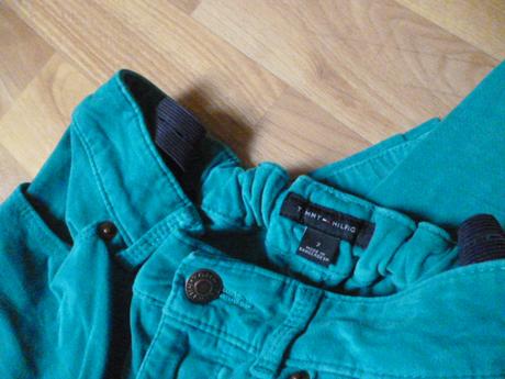 Elastické kalhoty vel.7 l tommy hilfinger, tommy hilfiger,122