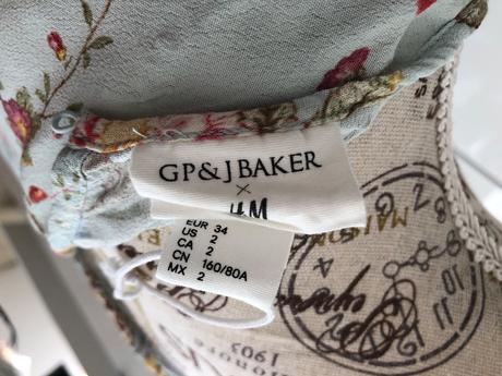 Tunika květiny, mátová barva v 34 h&m od gp&baker, h&m,xs