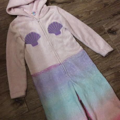 Huňatý teplý duhový overal, 128