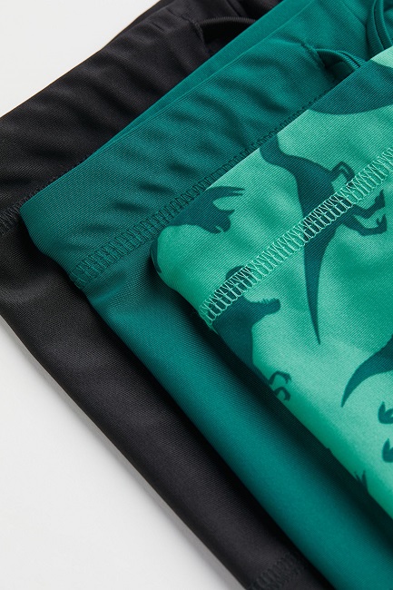 3-pack klučičí plavky h&m vel. 110/116, h&m,110 / 116