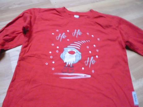 Vánoční triko skřítek vel. 4-5, 110