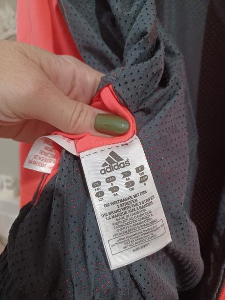 2krát neonová oboustranná bunda adidas 128 + 152, adidas,152