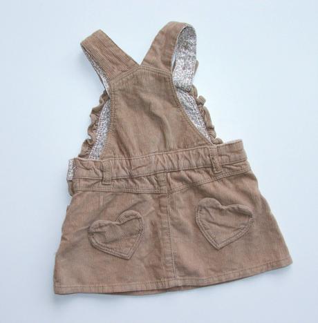 P212 hnědá sukně s laclem vel. 68, matalan,68