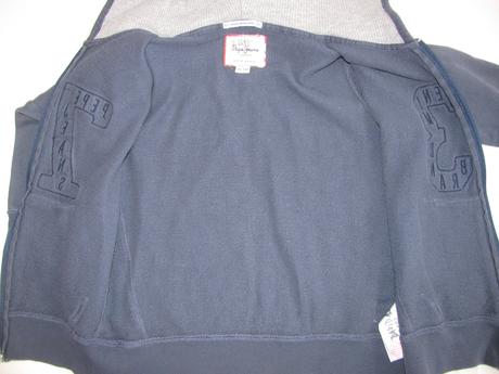 Bavlněná modrá mikina s kapucí pepe jeans, pepe jeans,140