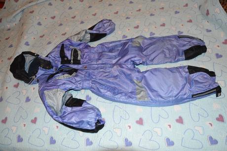 104 110 116 kombinéza fialová, 110