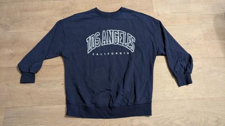 Ka555 dámská oversized mikina los angeles vel. m, m