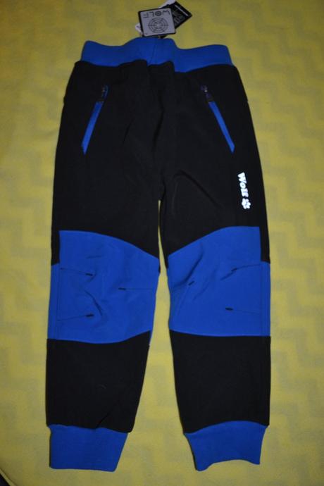 Kvalitní softshellové kalhoty wolf na 2-3r,podzim, wolf,92