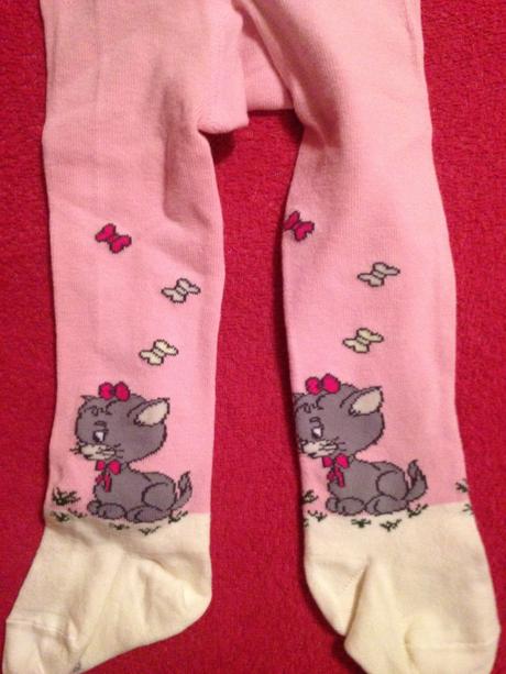 Dívčí punčocháče kočka - kočička, 68