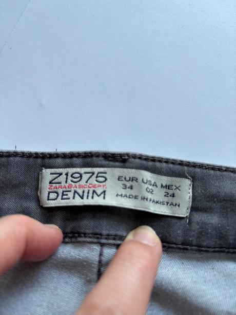 Džíny šedé dámské - v.34, denim,34