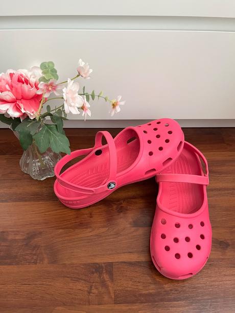 Crocs mary jane růžové w10/eu 42-43 originál, crocs,42