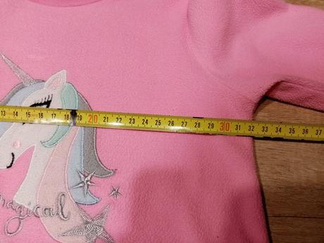 Fleecové pyžamo primark jednorožec vel. 110, primark,110