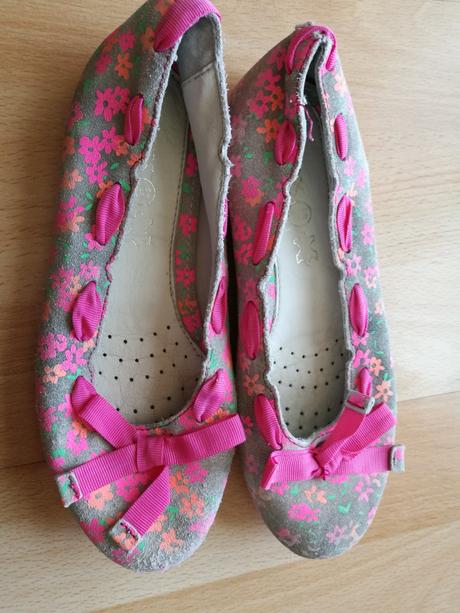 Boty & balerinky  šedo-růžové geox vel. 31, geox,31